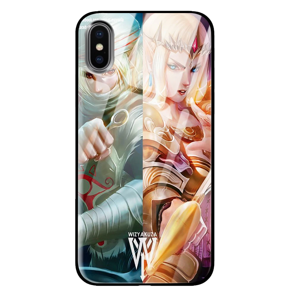 Мультфильм комиксов аниме закаленное стекло Роскошные Чехлы для huawei P30 P20 mate 10 20 Honor 8 9 10 Pro Lite - Цвет: 3