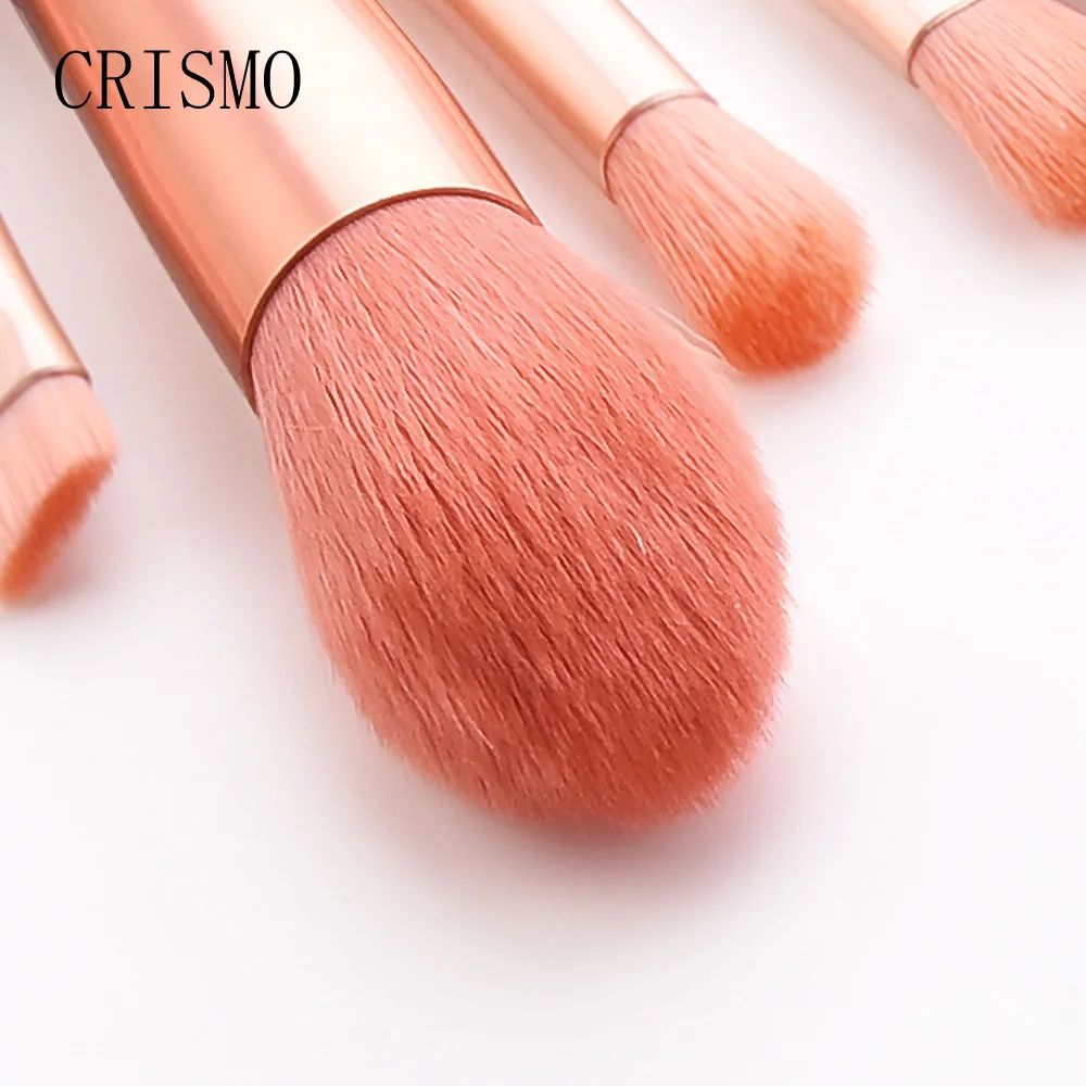 CRISMO Portable Makeup Brush Set Foundation Powder Blush Make Up Brush Set Face Beauty Cosmetic Tool 5