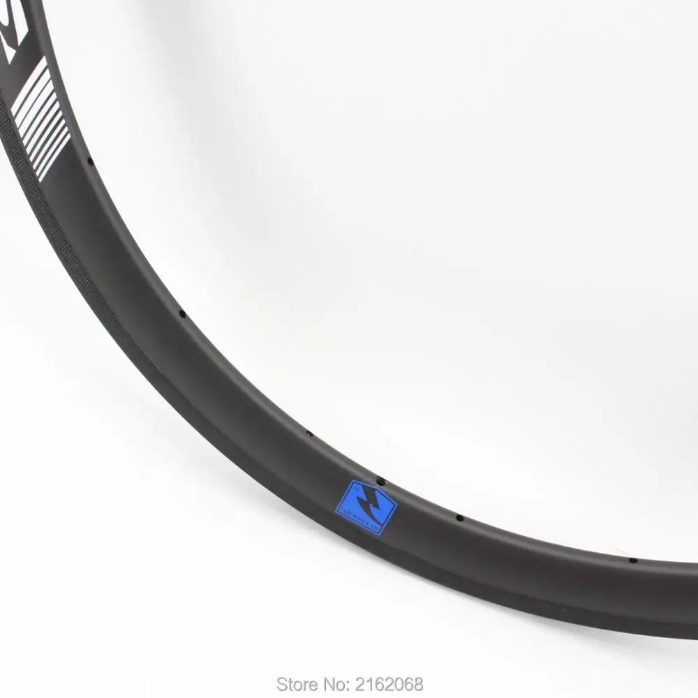 Cheap 2Pcs New blue 700C 38 50 60mm Road bicycle matt UD full carbon fibre tubular clincher tubeless rims carbon bike wheels Free ship 14