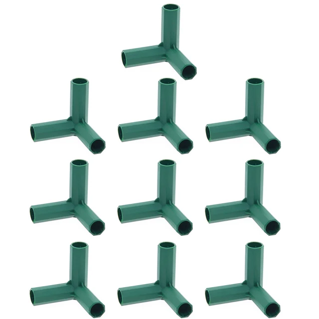 10Db/Beállított Műanyag Szerelvények Üvegházakhoz 16 Mm -Es Pvc Illeszkedő 5Types Stabil Tartó Nagy Teherbírású Üvegházhatású Keret Épület Csatlakozója - Image 5