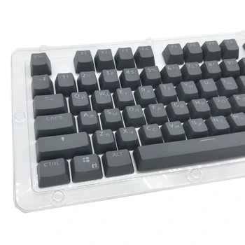 

104 Keys Russian Backlit PBT Keycap OEM Profile Double Shot Backlight Keycaps for Cherry MX Mechanical Keyboard