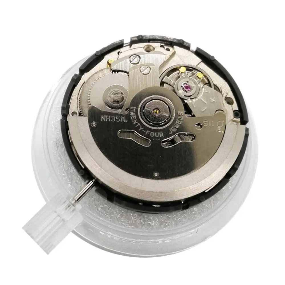 Janedream NH35 Высокая точность автоматические механические наручные часы движение день дата набор механические наручные часы для мужчин