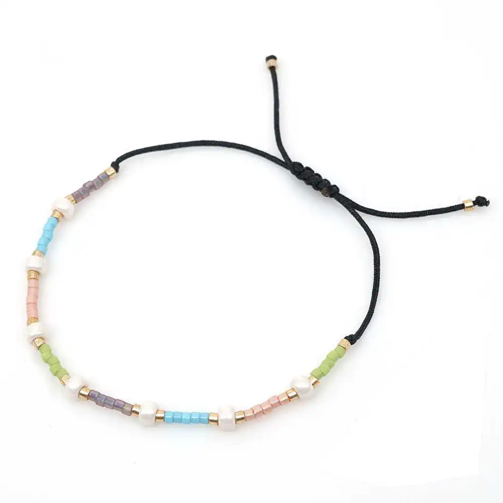 Go2boho MIYUKI Bracelet Evil Eye Pulseras Mujer Blue Boho Shell Bracelets Mexican Jewelry Women Natural Stone Accesorios - Окраска металла: MI-B190381A bracelet