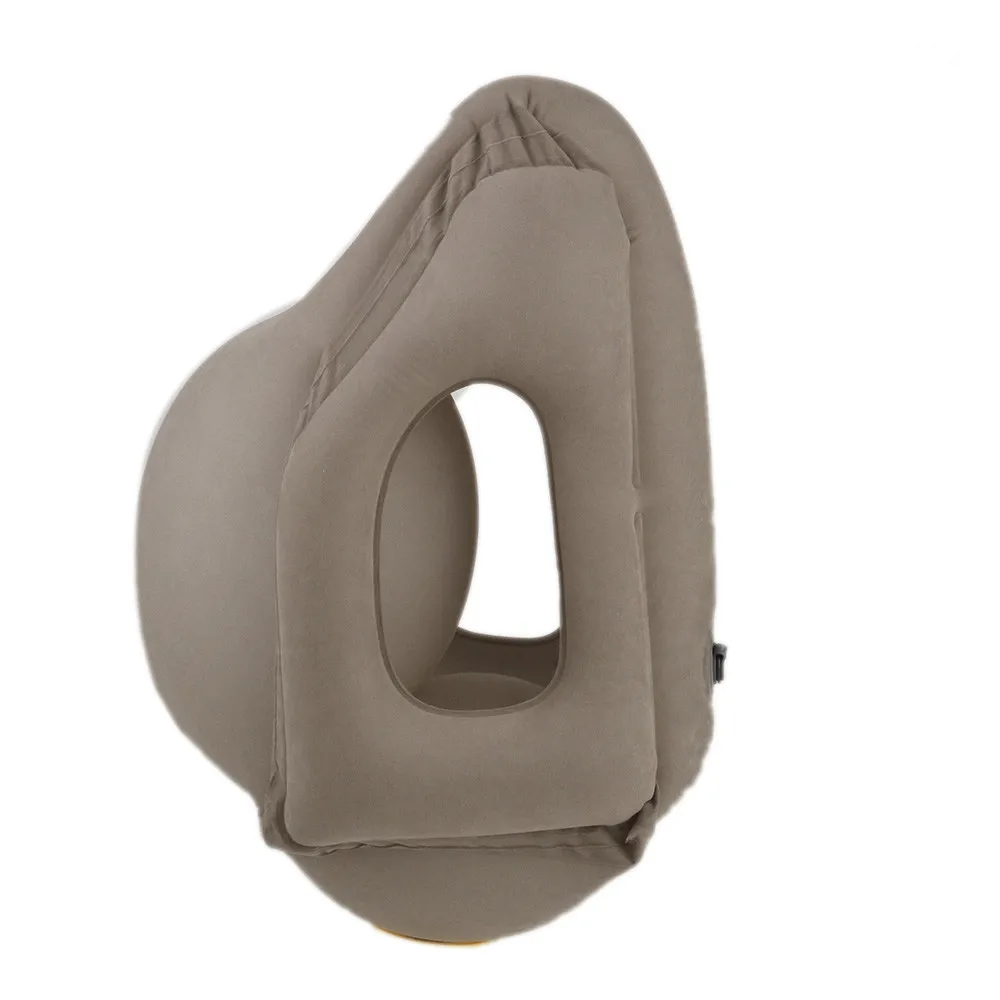 Travel pillow Inflatable pillows air soft cushion trip portable innovative products body back support Foldable blow neck pillow
