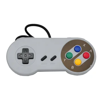 

Retro Wired USB Game Controller For SNES Style Gamepad Control Joystick