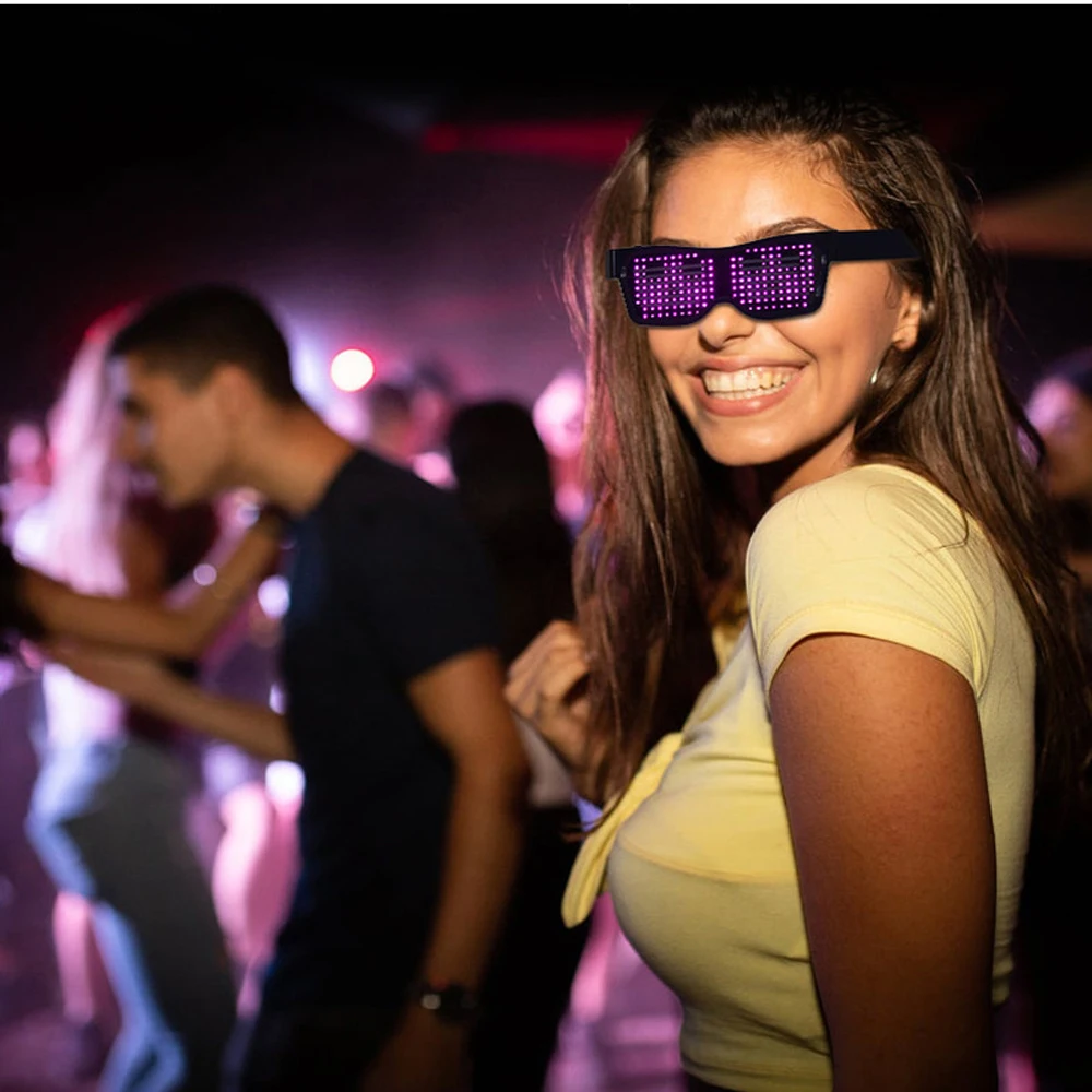 led light glasses