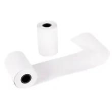Rouleau de papier d'impression pour reçus thermiques, Lot de papier d'impression pour étiquettes, 57x40mm, pour imprimante Mobile POS 58mm, 1 pièce 