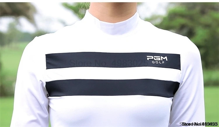 Pgm, женские мягкие футболки для гольфа, юбки, наборы, дышащие, быстросохнущие, спортивные топы с длинным рукавом, рубашки, плиссированные, тонкие юбки D0499