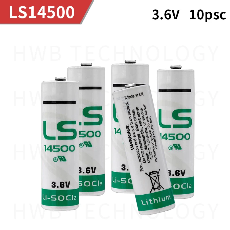 10 шт./упаковка литиевые аккумуляторы SAFT LS14500 AA 3 6 В 2450 мАч | Электроника
