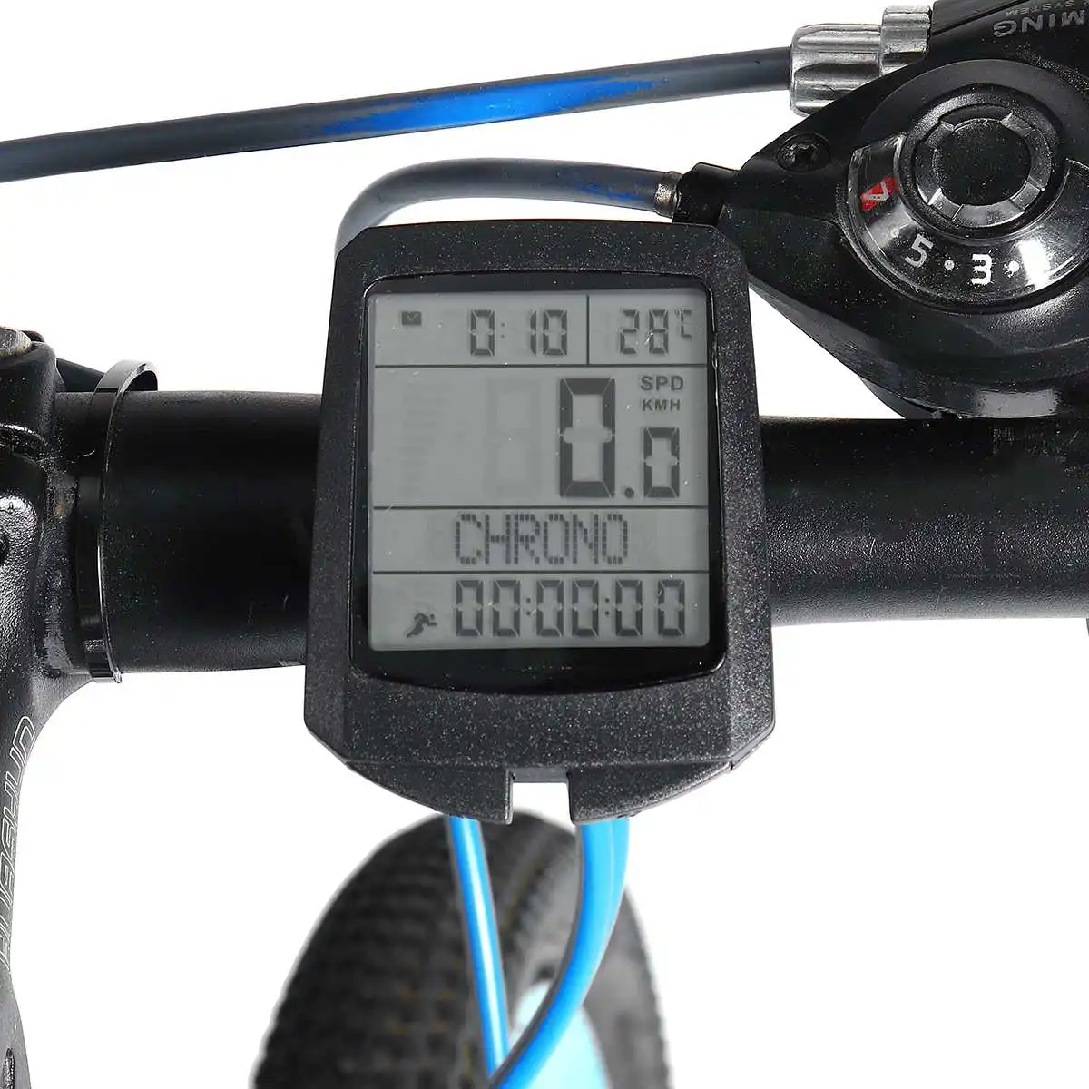 Велосипед велосипеда беспроводной проводной хронометр MTB Велоспорт одометр спидометр Многофункциональный световой светодиодный подсветка водонепроницаемый