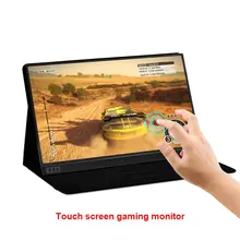 15,6 дюймов Сенсорный экран монитор Портативный ультратонкий 1080P ips HD Тип usb C экрана для ноутбука телефон xbox переключатель PS4 с батареей