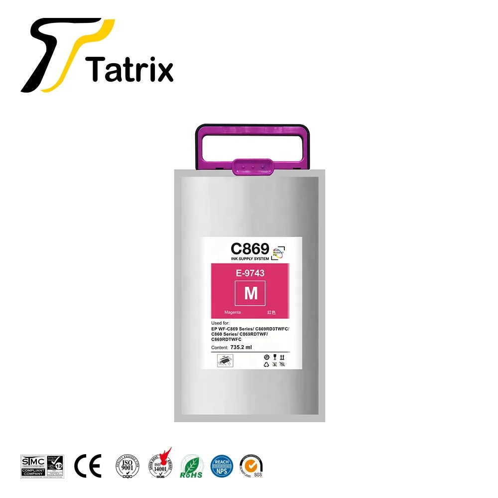 Tatrix T9741 T9742 T9743 T9744 высококачественный цветной совместимый картридж для Epson WF-C серии 860 WF-C серии 869