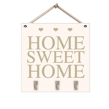 

House Christmas Wall Wooden Vintage Festival Welcome Letter Printing Home Decor Craft Hanging Plaque