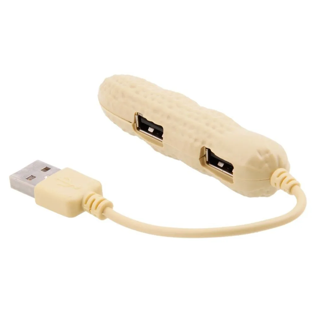 WH USB коммутатор Портативный мини растительная форма дизайн USB 2,0 4-Порты и разъёмы креативный мини-концентратор 480 Мбит/с Adaptet планшетный ПК телефон USB Hubs-L909 - Цвет: WH