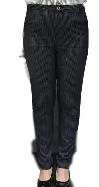 Костюм в полоску размера плюс 8XL 9xl, брюки для женщин, понталон для женщин, готический стиль, Academy Roupa Feminina, брюки, Pantalones Mujer, DJ739