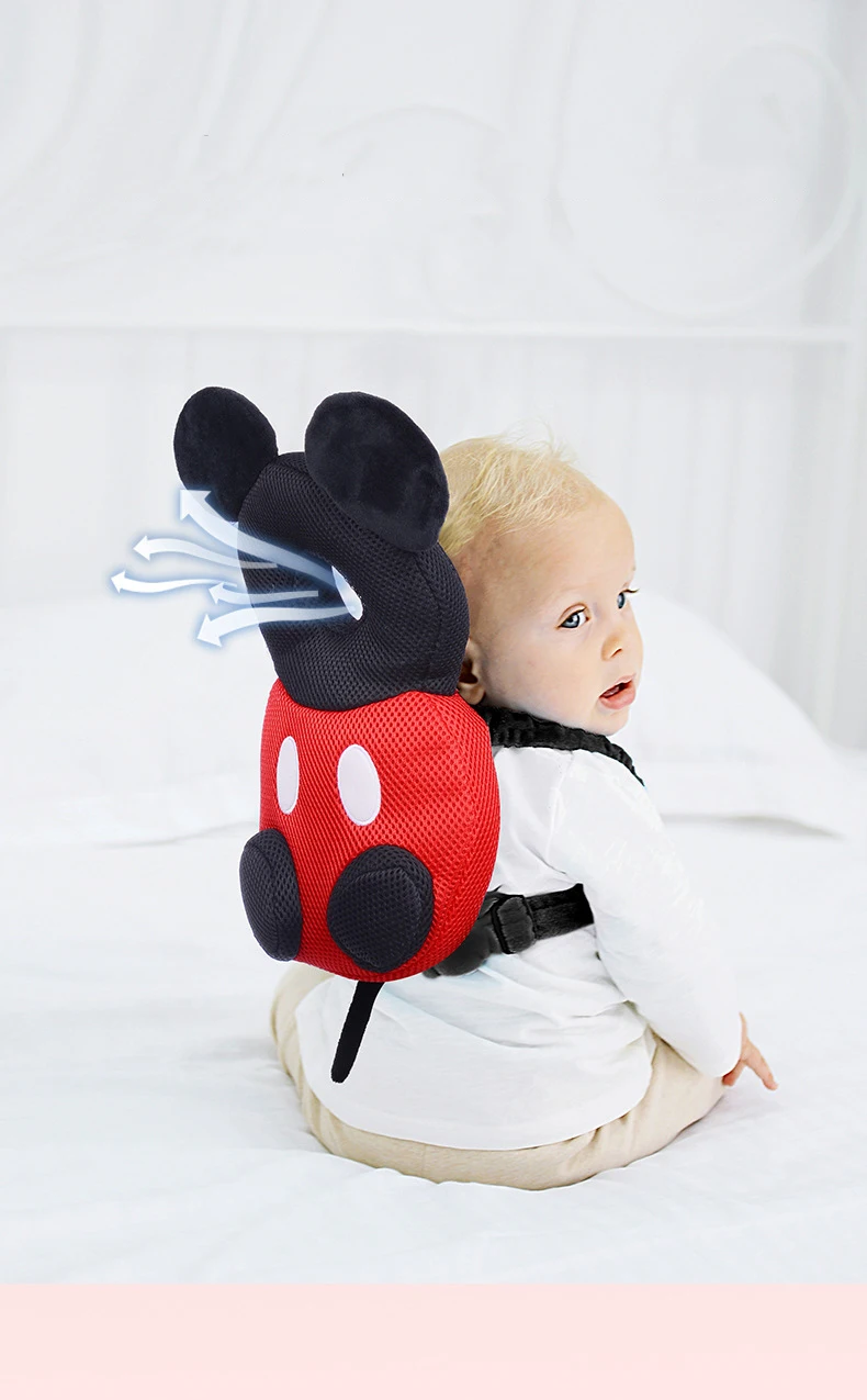 Disney baby малыша анти-осенняя дышащая голова продукты для безопасности детей подушка часть аварийный коврик Защитная крышка