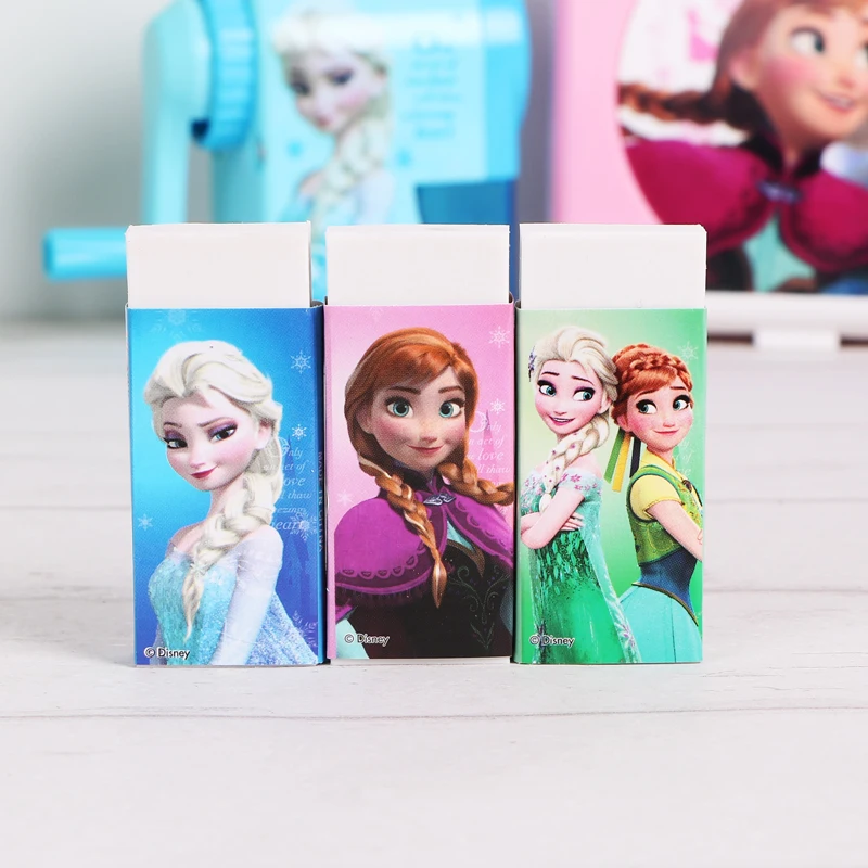 

Frozen Cartoon character styling rubber Disney Princess Cute Eraser School Office Erase Supplies Kids Gifts