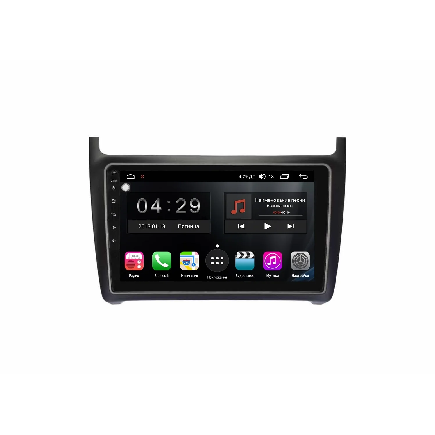Штатная магнитола FarCar s300-SIM 4G для Volkswagen Polo 2011- на Android(RG910R)(+ Камера заднего вида в подарок