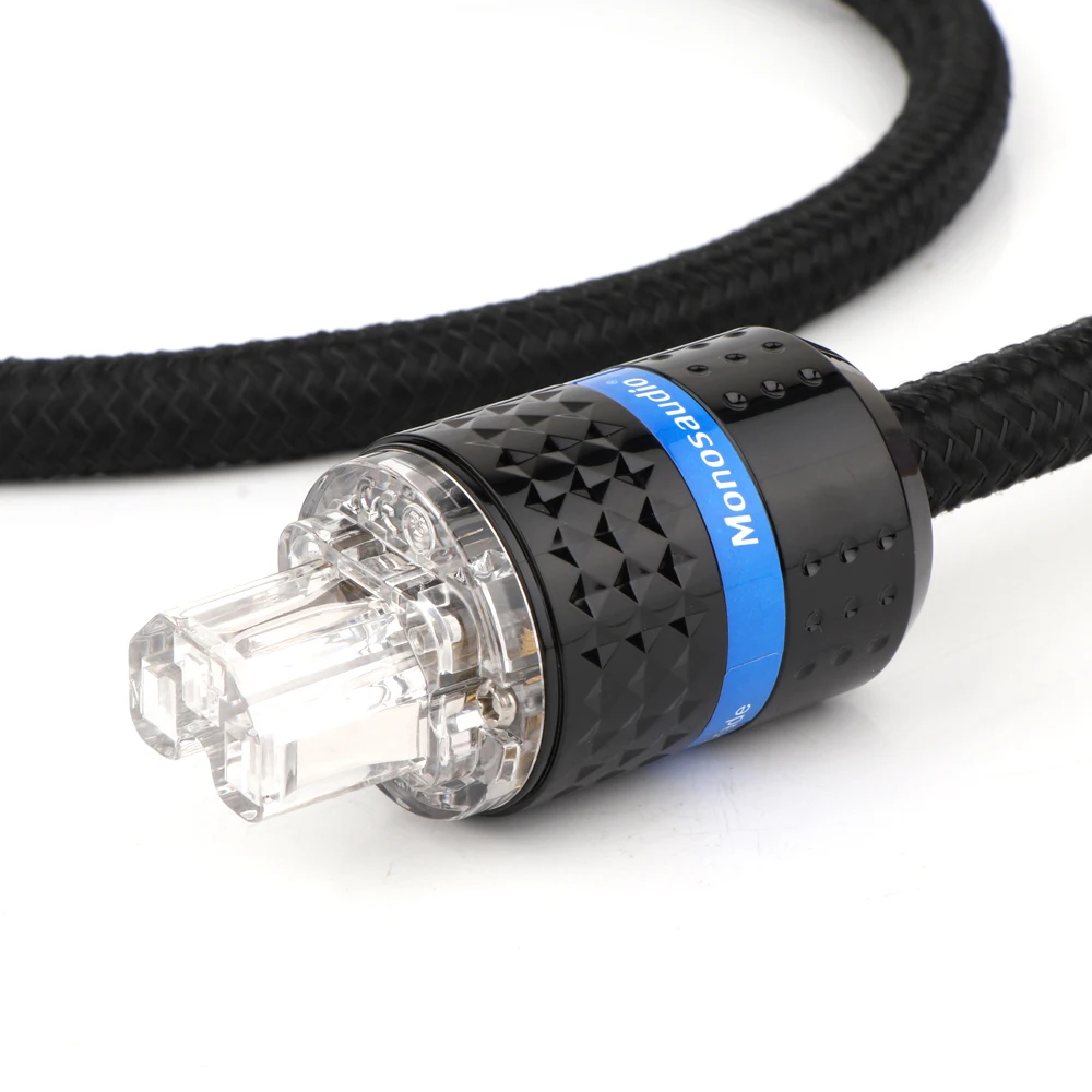 Monosaudio Tsunami Serie P903 13AWG AC EU Version Stromkabel Schuko Standard HiFi AC Netzteilkabel Hi-End Netzkabel – Detail 4
