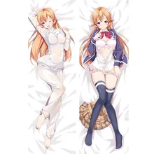 Anime Food Wars！Shokugeki no Soma pillow Cover Dakimakura case Sexy girl 3D Double-sided Bedding Hugging Body pillowcase FC02A