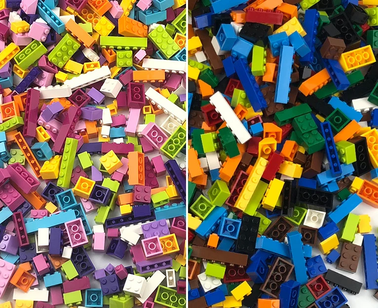 1000 шт/500 шт Строительные блоки город DIY креативные кирпичи объемные модели