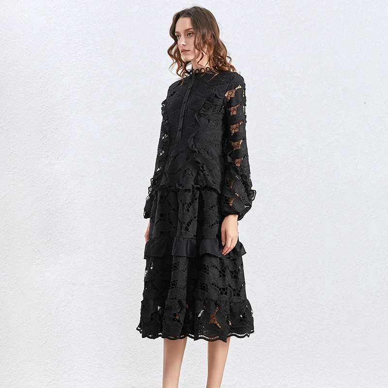 SuyaDream Woman Floral Dress 100%Silk V neck