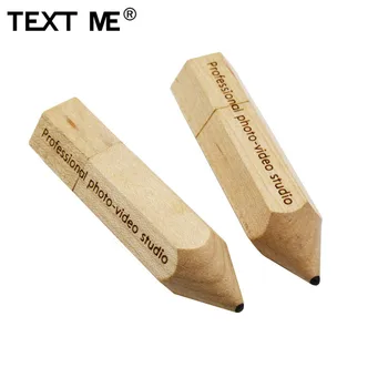 

TEXT ME LOGO pencil usb flash drive 4GB 8GB 16GB 32GB 64GB usb2.0 custom made gift pendrive