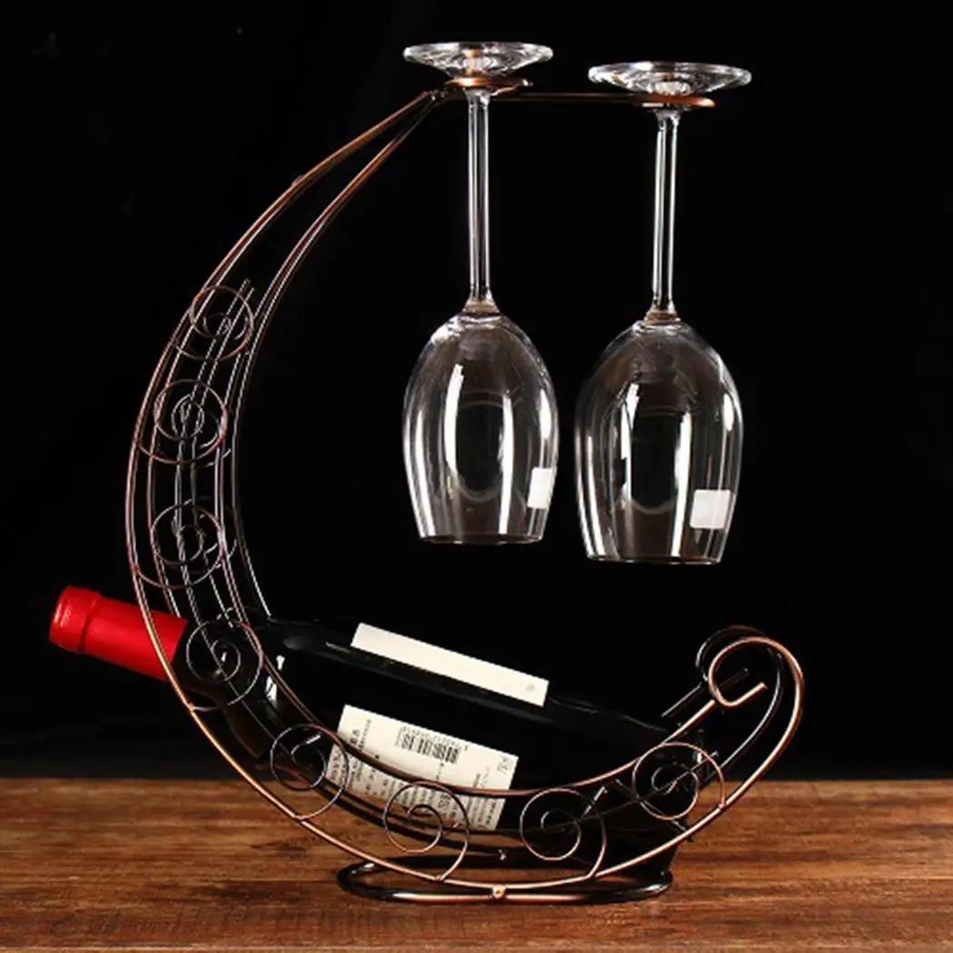 wine rack 10 Металлический Железный Дисплей Европейский стиль винный стеллаж кронштейн Стол Вино как держатель для фотографий 1-12 - Цвет: wine rack 10