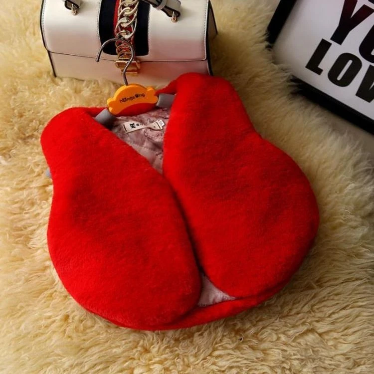 short fur red Г. Детский меховой жилет для девочек осенне-зимний модный толстый теплый разноцветный жилет Детская верхняя одежда с имитацией лисы для маленьких девочек - Цвет: short fur red