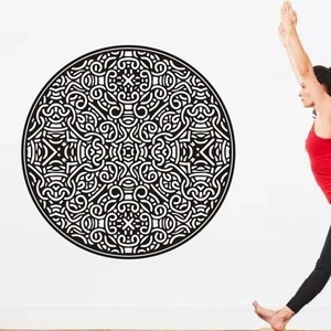 Image for Yoga Club Wall Sticker Decal Pattern Body-building 