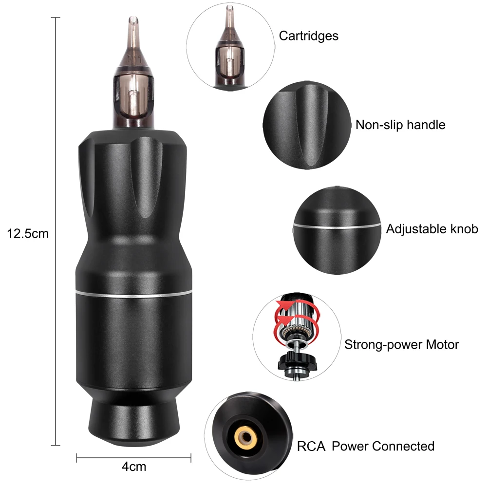 New Professional Tattoo Machine Rotary Gun For Shading and Lining High Quality Import Motor for Tattooist Body Tattoo