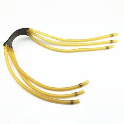 1PCS Six Strips slingshot elastic rubber bands Strong Power Durable Rubber Tube Bands for Slingshot Catapult Camping Hunting
