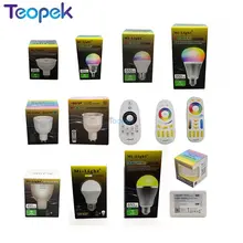 Mi. Светильник 2,4 г 4 Вт 5 Вт 6 Вт 9 Вт 12 Вт Светодиодная лампа, MR16 GU10 E14 E27 Светодиодная лампа Smart Беспроводной CCT RGBW RGBWW RGB+ CCT светодиодный светильник