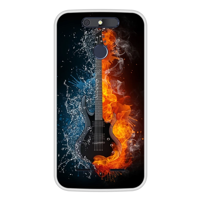Чехол для ZTE Blade V8 мини Мягкий Силиконовый ТПУ шикарный узор живопись для ZTE Blade V8 мини-чехлы для телефонов