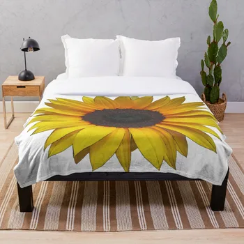 

Sunflower Throw Blanket Soft Sherpa Blanket Bed Sheet Single Knee Blanket Office Nap Blanket