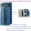 16ch Multifunction RS485 RS232(TTL) PLC Modbus Rtu Module IO  Control Switch Board for 5V 12V 24V Relay Board Motor LED ► Photo 1/6