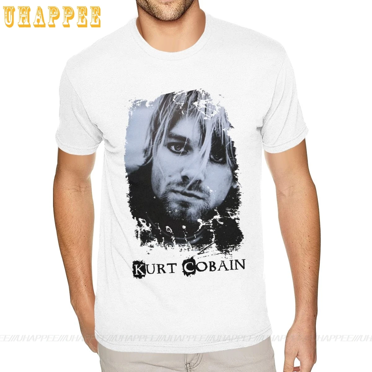 datum overstroming invoeren Kurt Cobain Gezicht Tee Shirt Heren Vintage Print Shirts Homme Korte Mouwen Sale  Merk Merch|T-shirts| - AliExpress