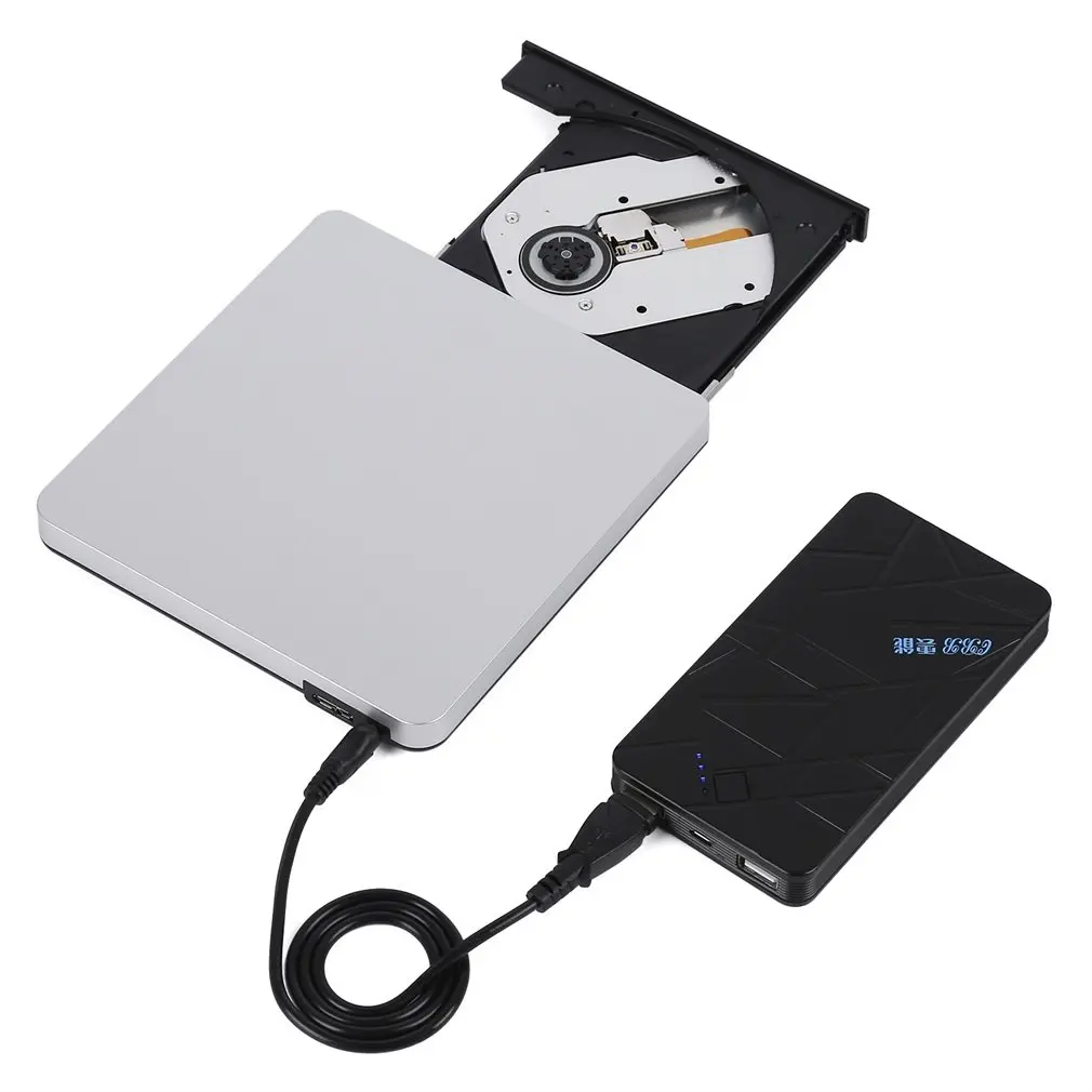 Практичный внешний корпус для жесткого диска USB3.0 Портативный внешний интерфейс жесткий нечетный жесткий диск HDD коробка SATA диск Серебро