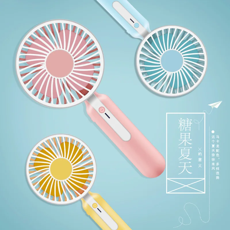 

Zaiwan Candy Q8 Handheld Fan Summer Rechargeable Portable Mini Fan USB Fan Large Wind Power Mini Fan