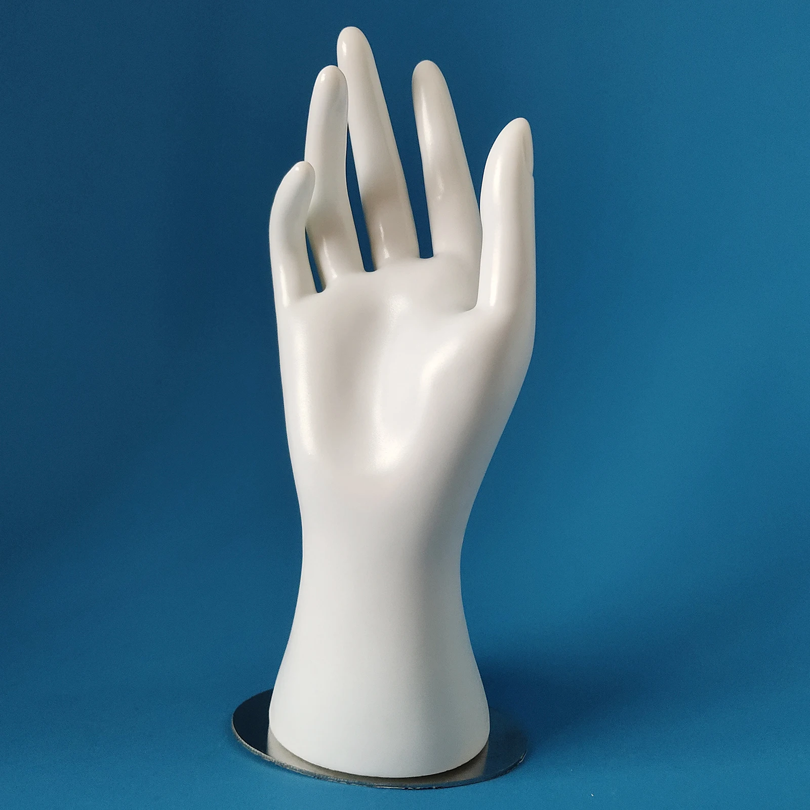 2 Stücke Elegante Schaufensterpuppe Hand Fingerhandschuhe Ringe Armband Armreif 