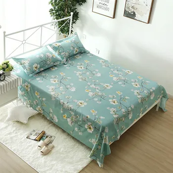 

Simple Flowers Bed Sheet Pillowcase 3pcs Polyester Bedding Set Twin/Full/Queen/King Bed Linen