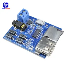 Diymore DC 3,7-5,5 в MP3 плеер формат декодер Расшифровка усилителей аудио модуль с TF слот для карты Mirco USB 3,5 мм аудио разъем