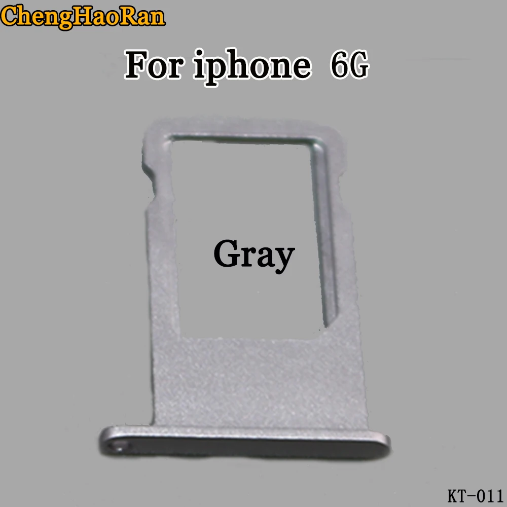 ChengHaoRan для iPhone 6G 6 Plus Многоцветный выбор лоток для sim-карты кронштейн заменитель адаптера части для отправки карты иглы