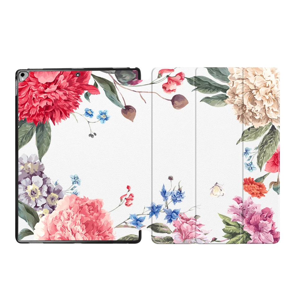 MTT Flower чехол для планшета для iPad Pro 12,9 '' из искусственной кожи откидная подставка смарт-чехол защитный чехол A1584 A1652 A1670 A1671 - Цвет: IP03