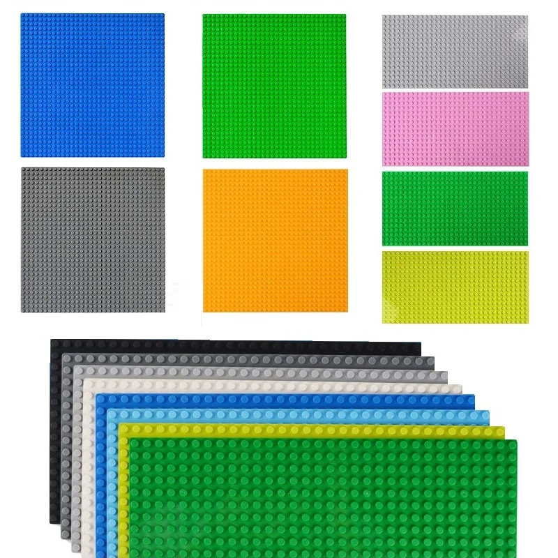 

Classic Base Plates 32X32 32*16 Dots Compatible LEGOs Base Plate Plastic Bricks Baseplates Small Block Construction Toy for Kids