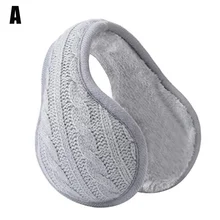 Новинка; Лидер продаж; зимние вязаные теплые Наушники унисекс; складные теплые наушники для улицы; лыжные зимние наушники для верховой езды