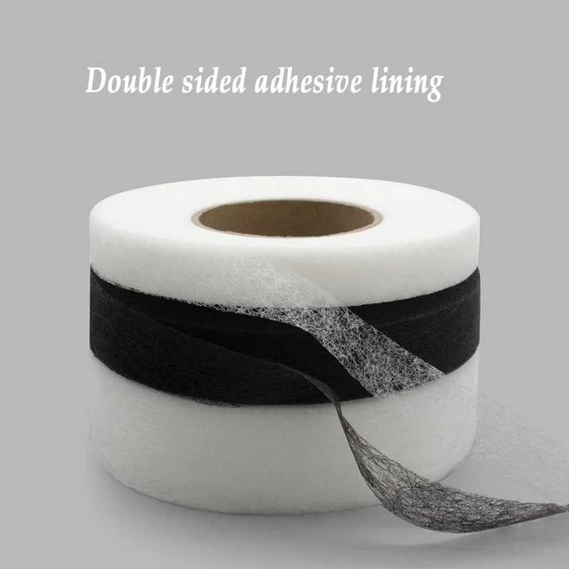Hot Melt Double Sided Tape 70 Yards Sewing Accessory Adhesive Cloth Apparel Fusible Interlining Patchwork Lining