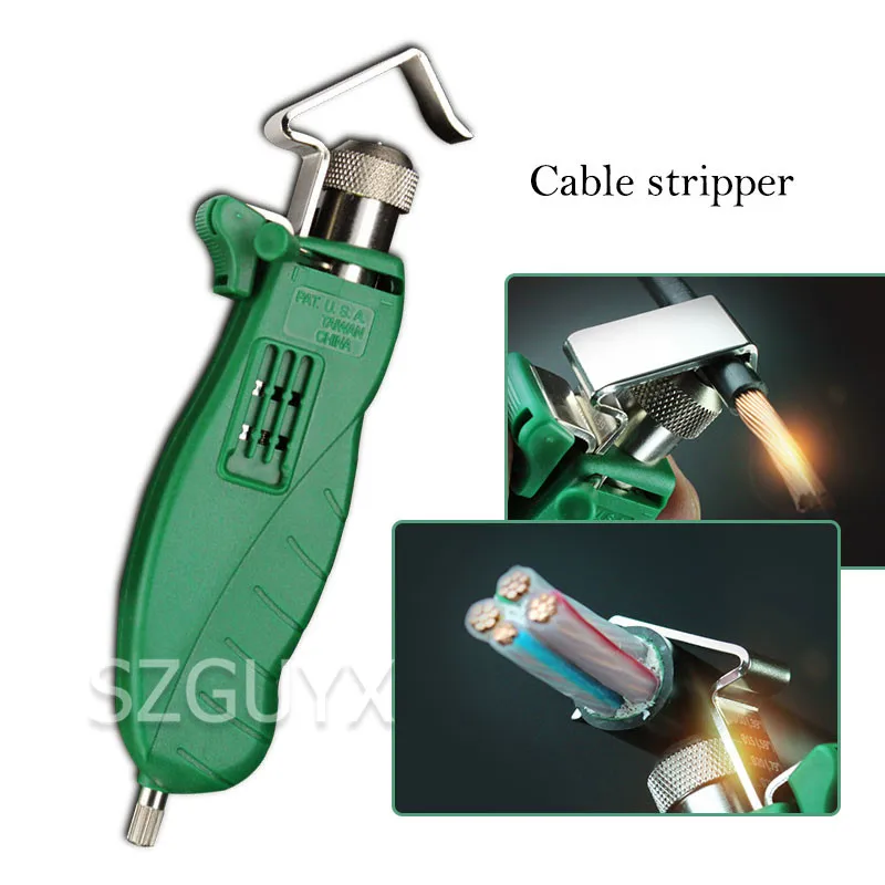 Многофункциональный горизонтальный и Продольный инструмент для зачистки кабеля