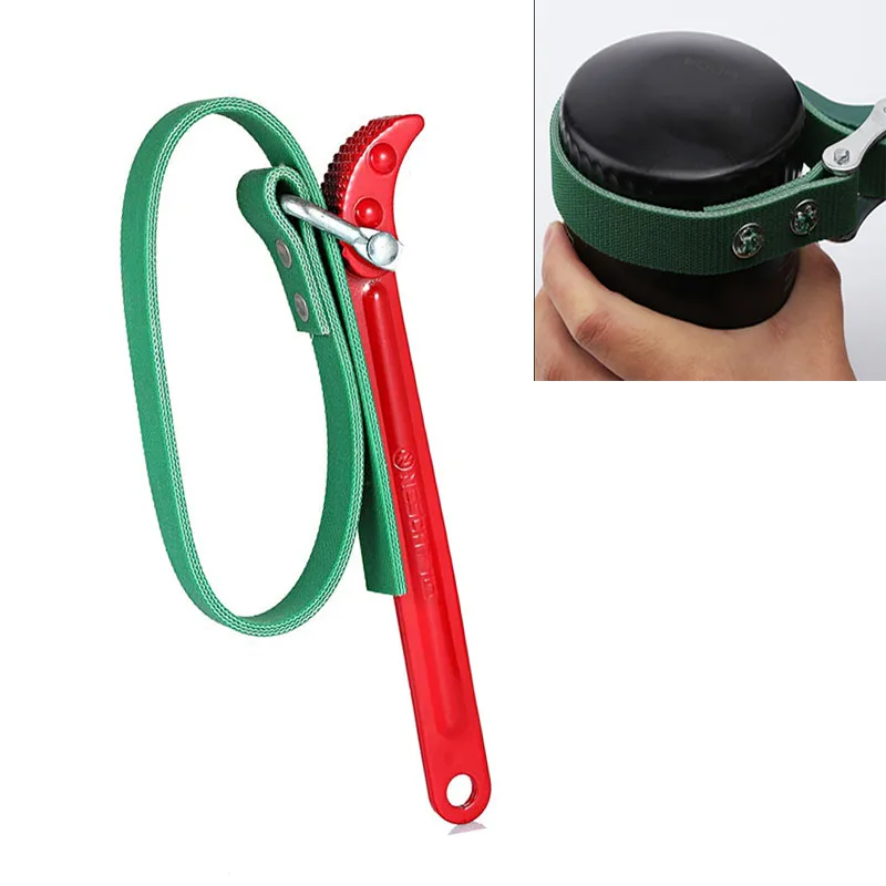 

Belt Wrench oil filter puller Strap SpannerChain Oil Filter Cartridge Disassembly Tool oil filter wrench Adjustable Strap Opener