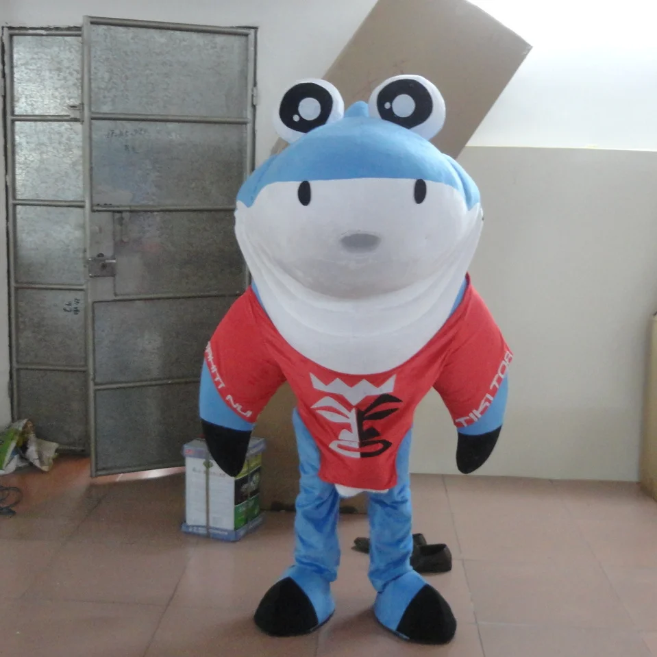 Blue Shark Mascot Costume Suits Cosplay Party Game Dress Outfits Advertising Promotion Carnival Halloween Xmas Easter Adults |